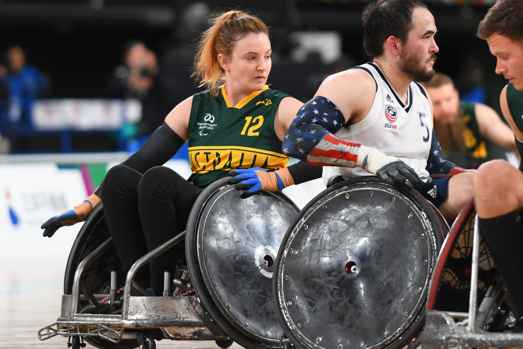 Australian wheelchair rugby Paralympian Shae Graham